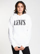 LEVIS WOMENS GRAPHIC PULL OVER 90'S LOGO - WHT - CLEARANCE - Boathouse