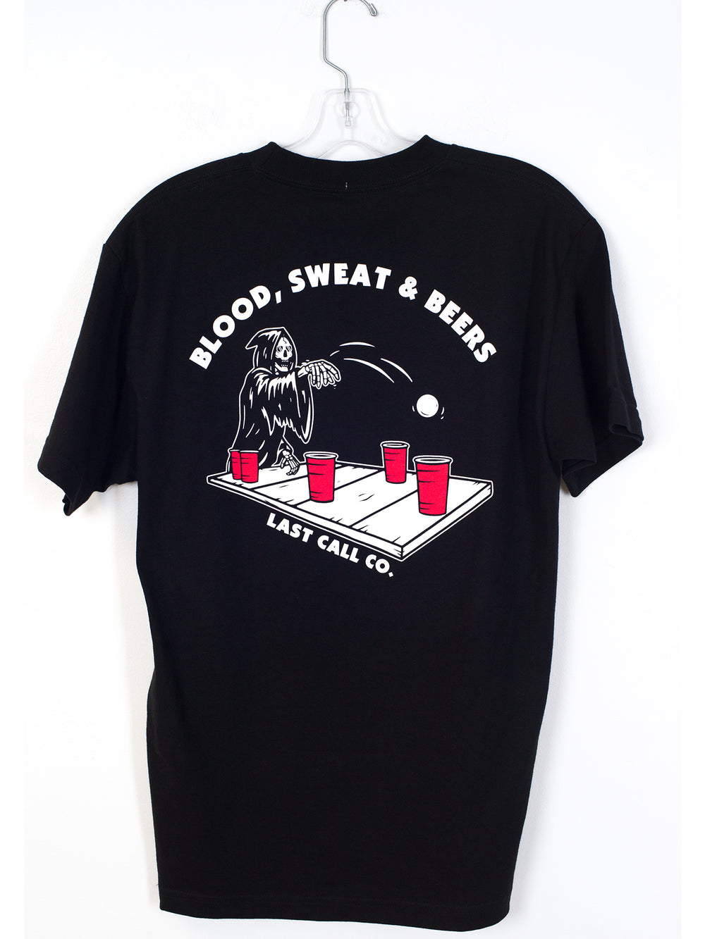 MENS BS & B2 SHORT SLEEVE T-SHIRT - BLACK - CLEARANCE