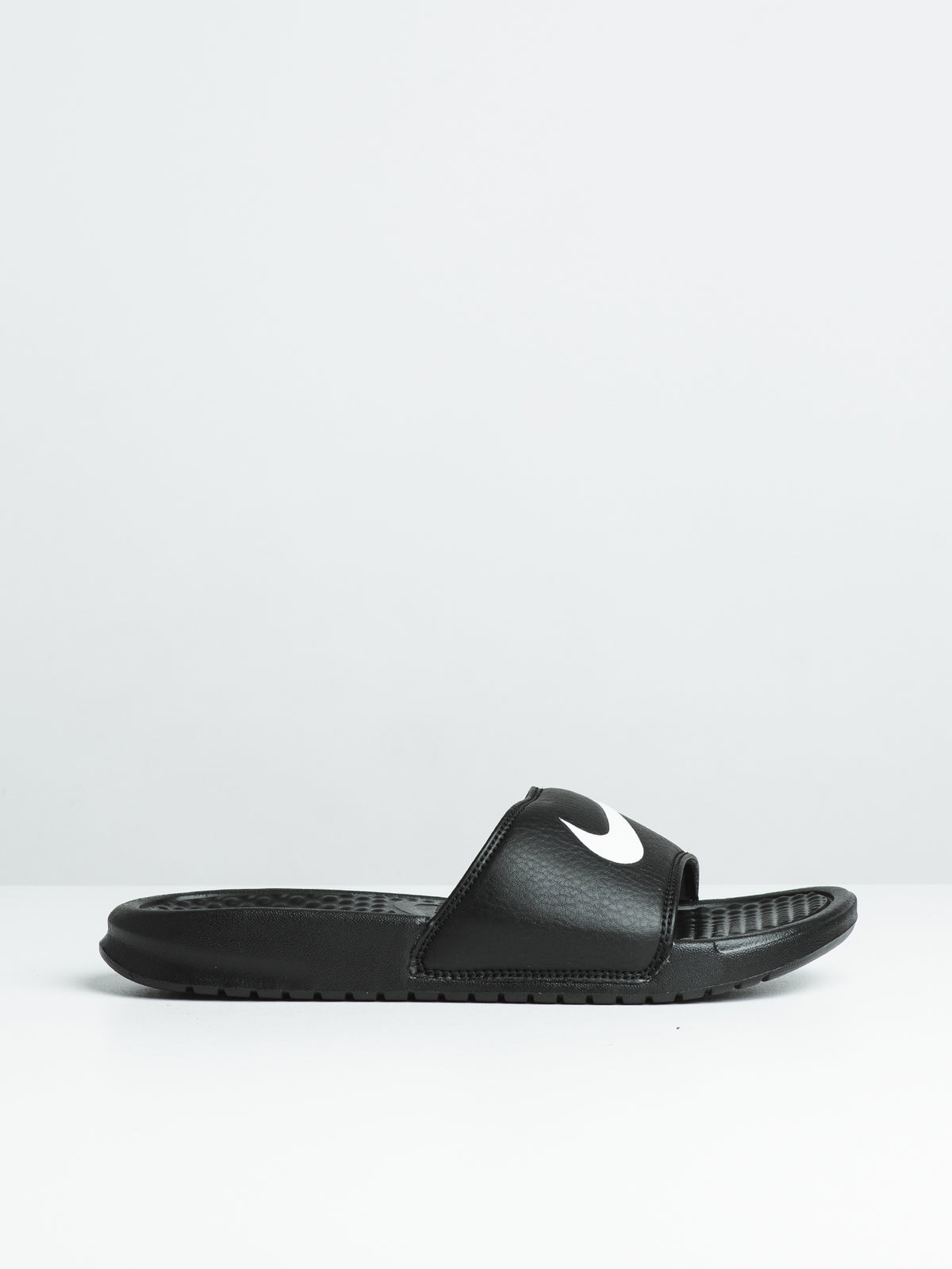 benassi swoosh slides