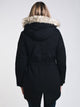 ONLY WOMENS STAR PARKA - BLACK - CLEARANCE - Boathouse