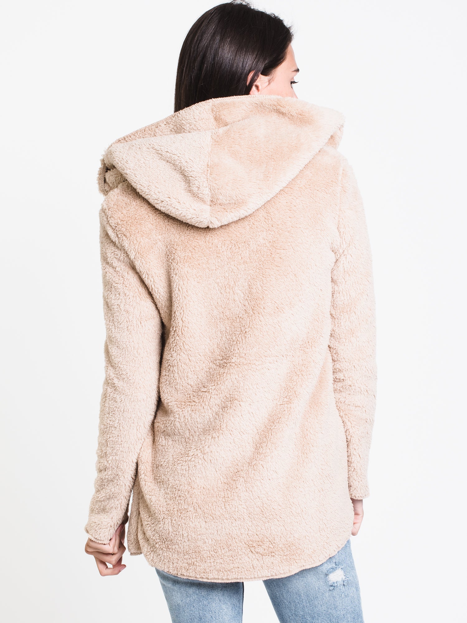 MANTEAU SHERPA À CAPUCHE POUR FEMMES - SND LIQUIDATION
