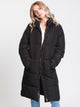 ONLY WOMENS ERICA XLONG PADDED JACKET - BLK - CLEARANCE - Boathouse