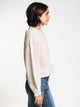 ONLY WOMENS CAMMA LONG SLEEVE KNIT SWEATER - STONE - CLEARANCE - Boathouse
