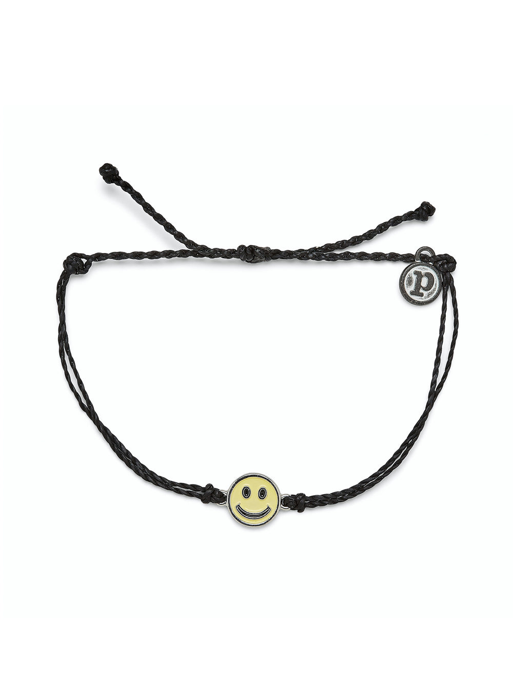 PURA VIDA BRACELET ENAMEL HAPPY FACE - DESTOCKAGE