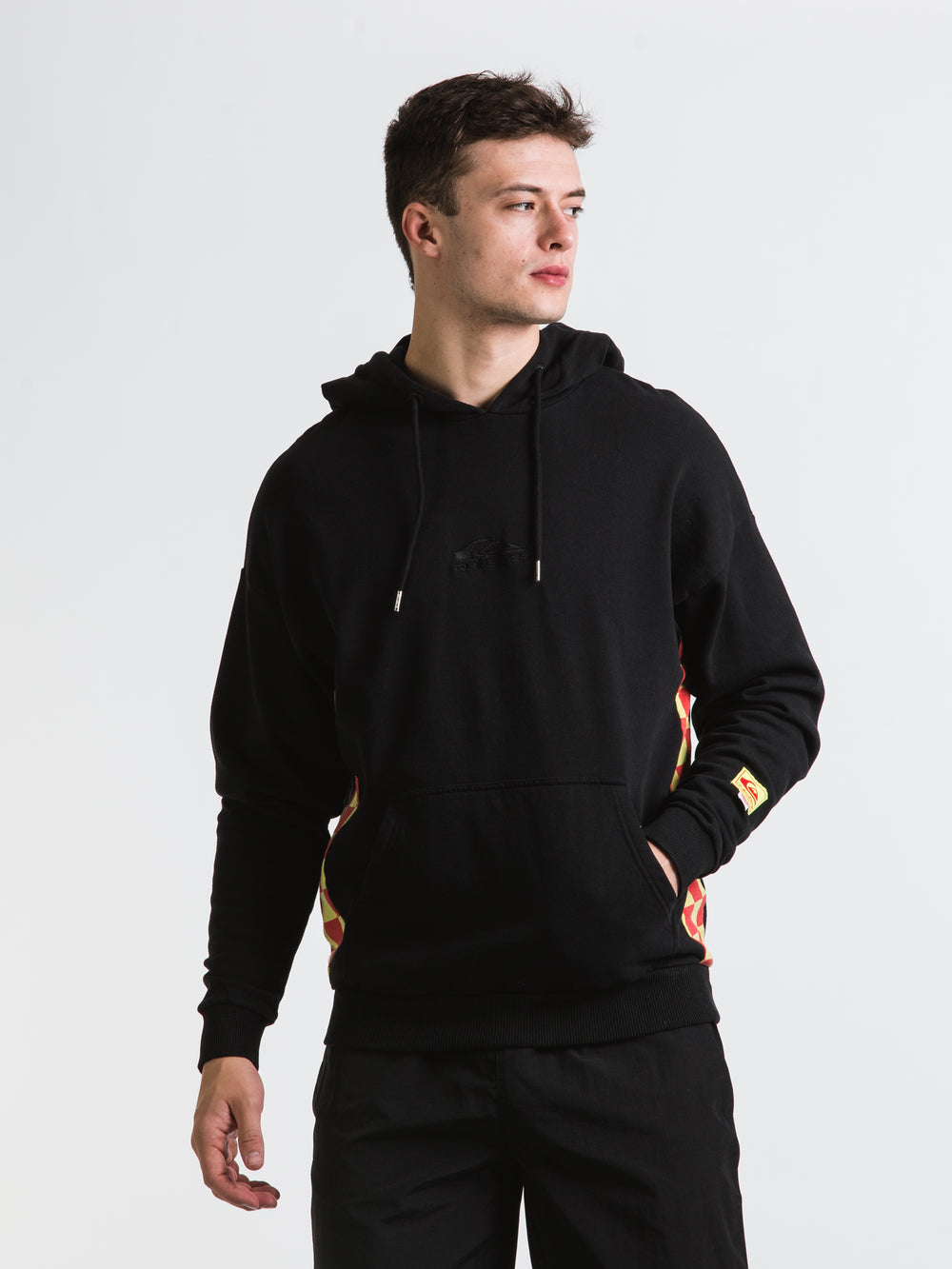 QUIKSILVER STRANGER THINGS SURFER BOY CHECKER HOODIE - CLEARANCE