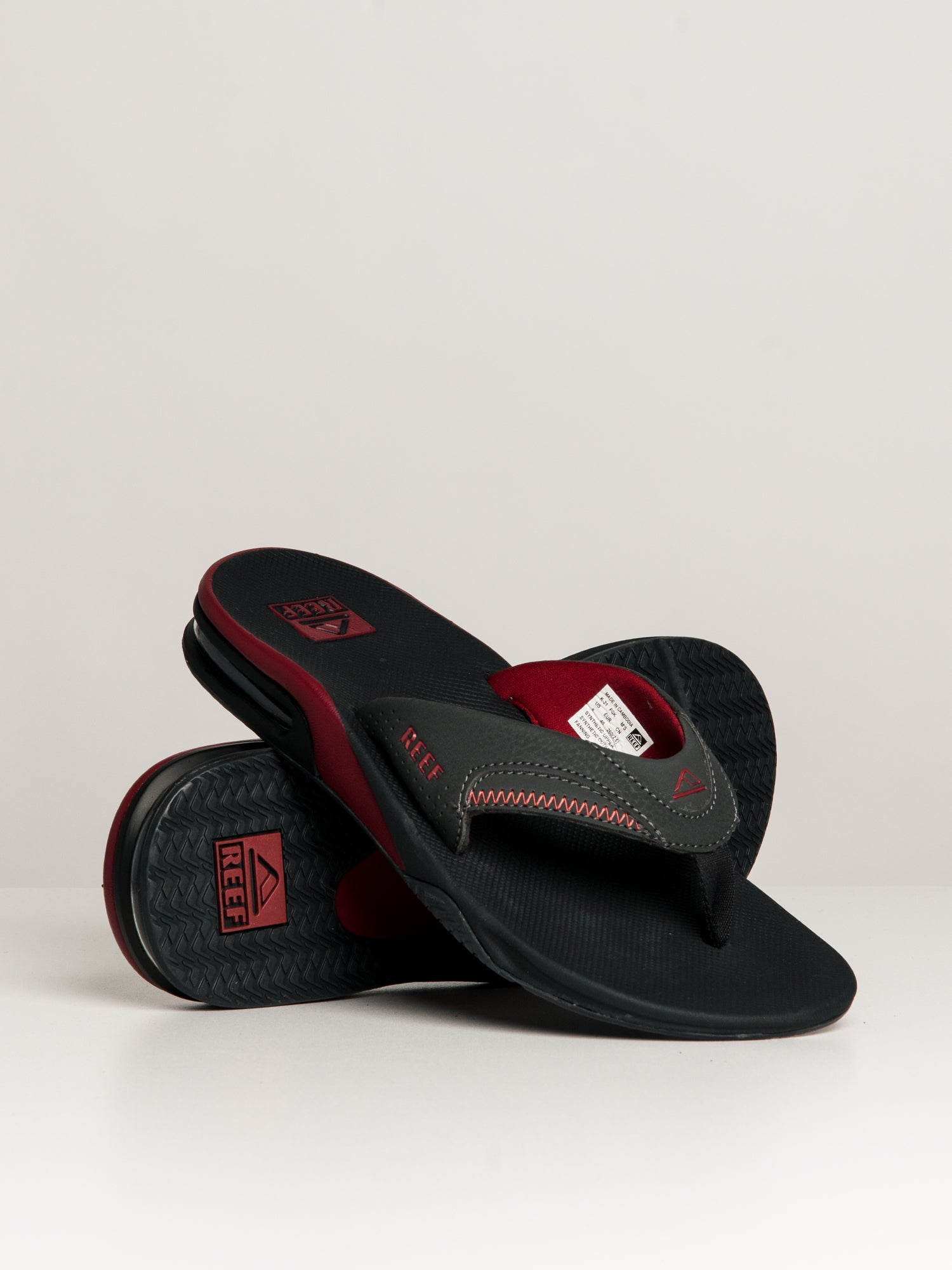 Men's reef fanning discount flip flops clearance