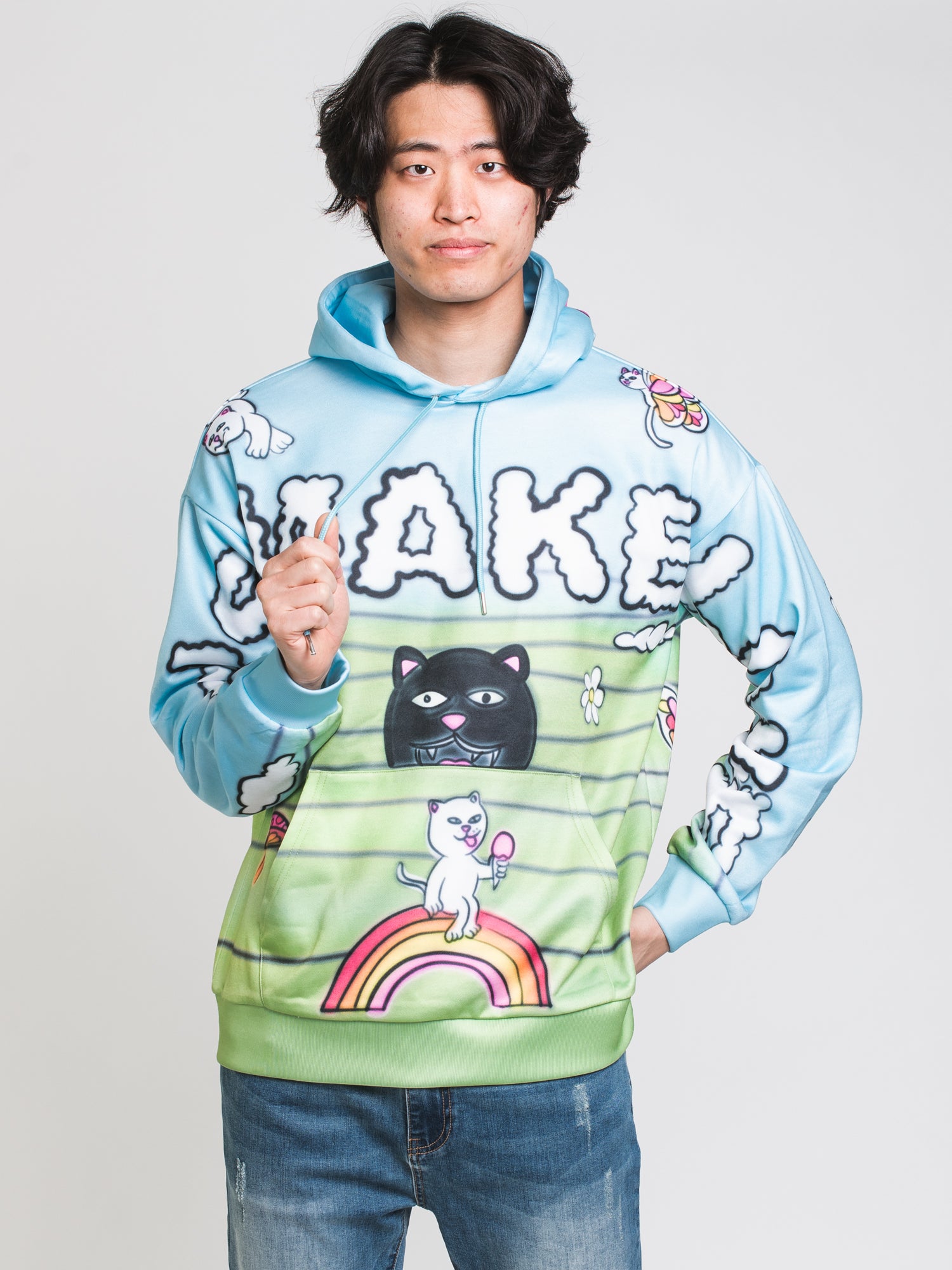 RIP N DIP LET'S MAKE LOVE PULLOVER HOODIE - CLEARANCE