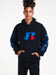 RUSSELL ATHLETICS MENS RUSSELL PULLOVER HOODIE- BLACK - CLEARANCE - Boathouse
