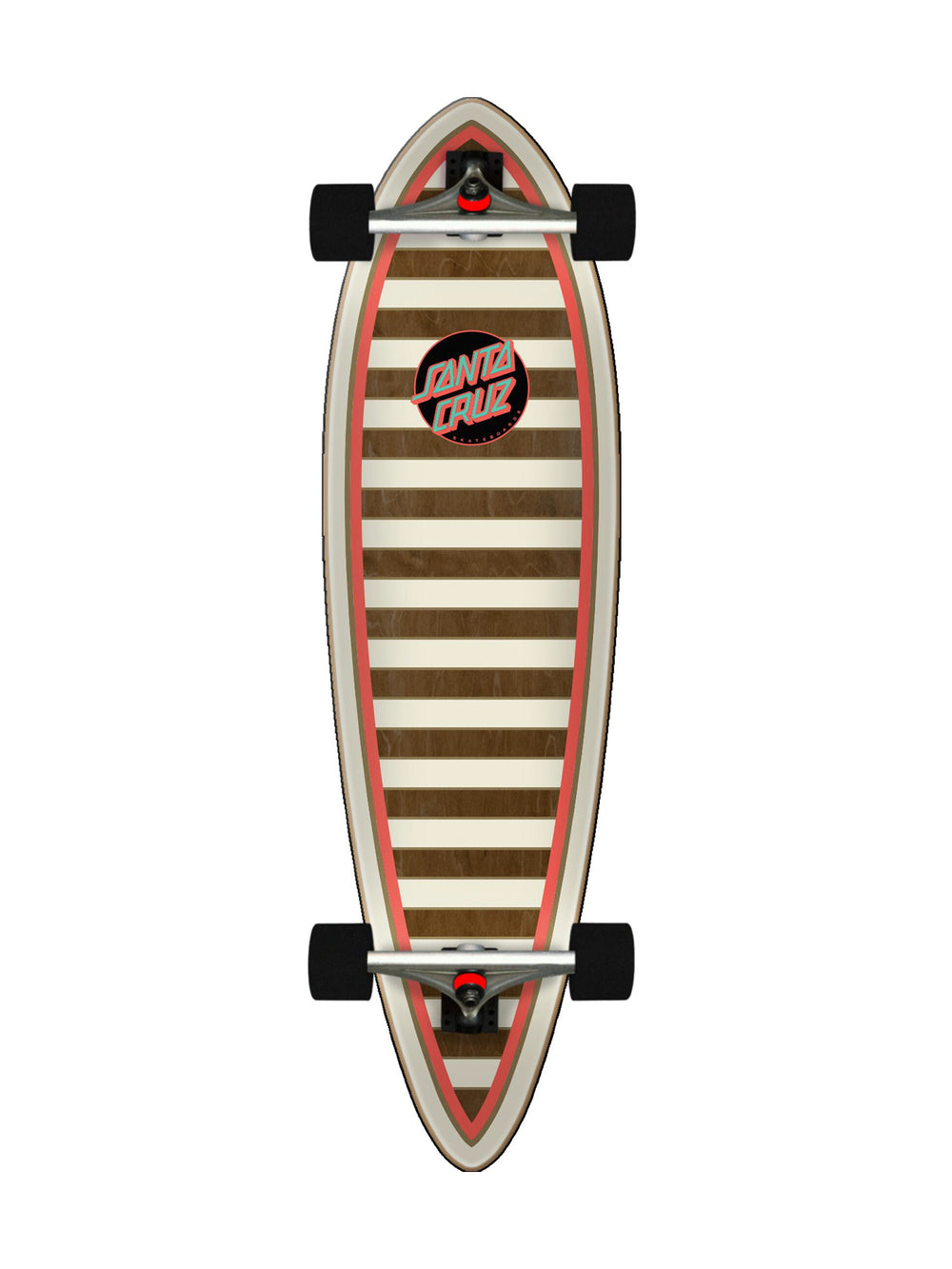 SANTA CRUZ PINTAIL LONG BOARD GOLD STRIPE - CLEARANCE