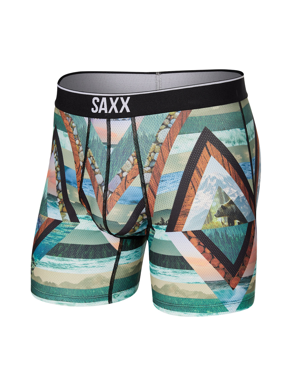 SAXX VOLT BOXER BRIEF - GRAPHIC BY NATURE - CLEARANCE