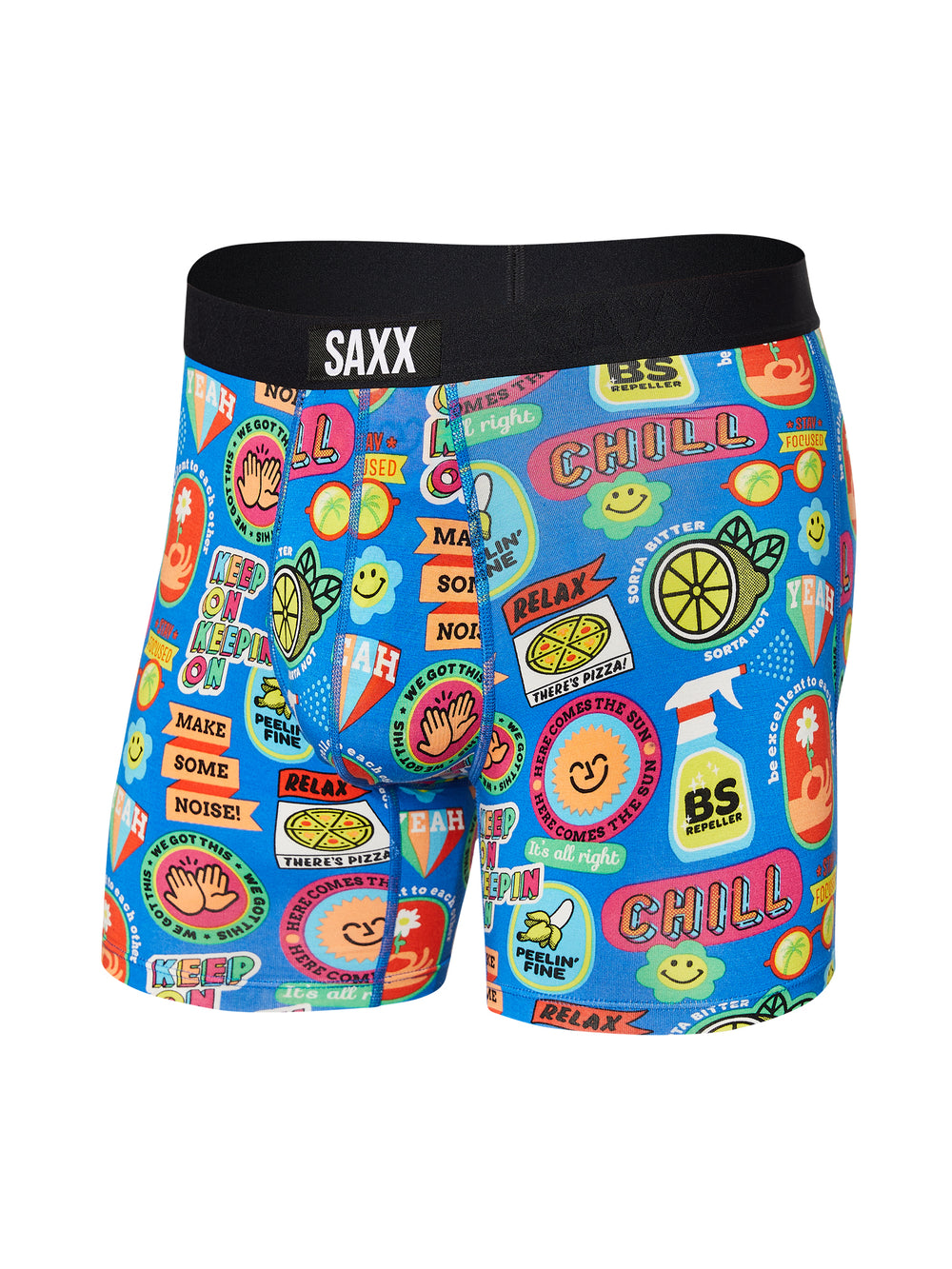 SAXX VIBE BOXER BRIEF - THE BRIGHT SIDE - CLEARANCE