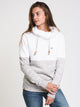 TENTREE TENTREE BLOCKED BANSHEE CORK PATCH HOODIE-G/W - CLEARANCE - Boathouse