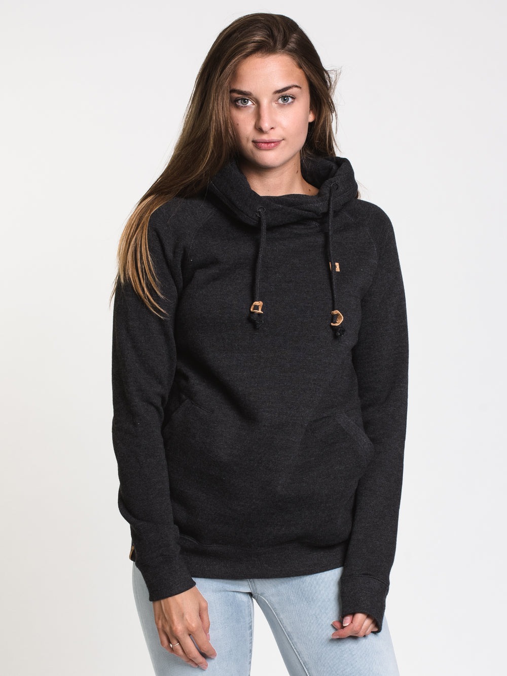 TENTREE BURNEY CORK PATCH PULLOVER HOODIE  - CLEARANCE