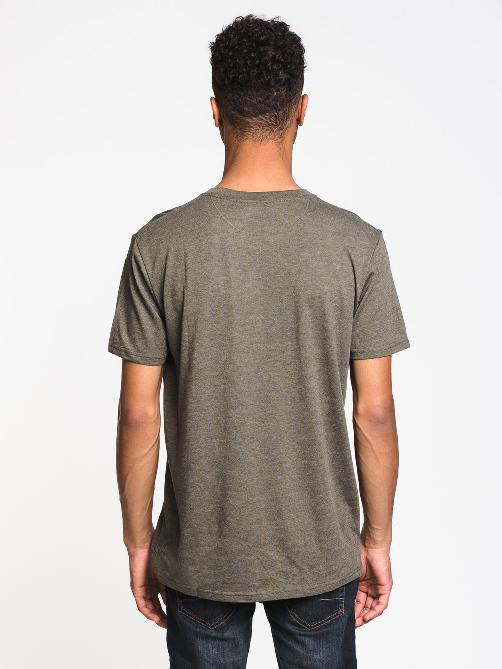 MENS SUPPORT CLASSIC T - OLIVE HTHR - CLEARANCE
