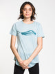 TENTREE WOMENS FEATHERWAVE RGLN TEE - BLUE - CLEARANCE - Boathouse