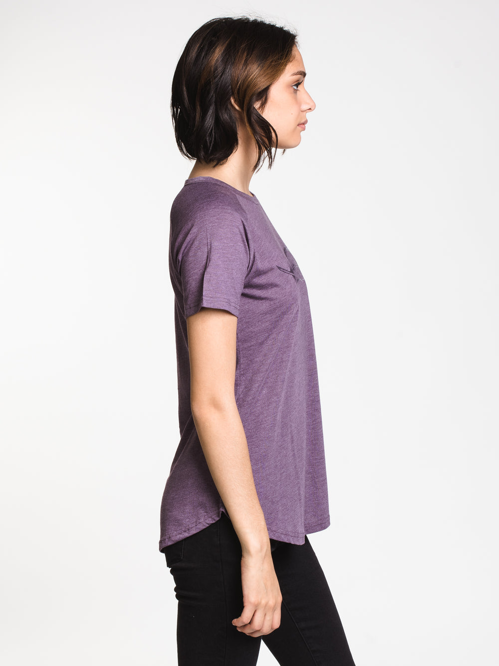 WOMENS FEATHERWAVE RGLN TEE - VIOLET - CLEARANCE
