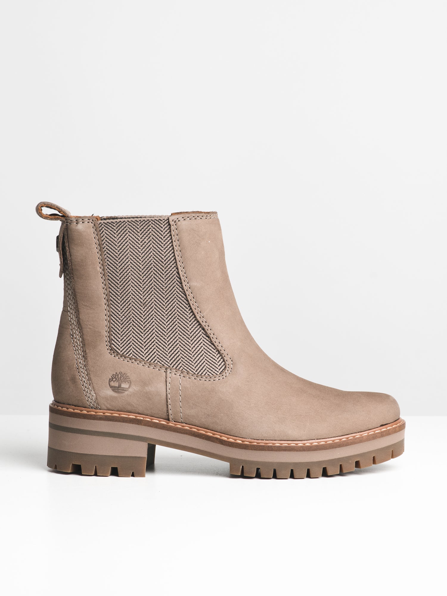 Timberland Boots Taupe Courmayeur Valley Chelsea Boots