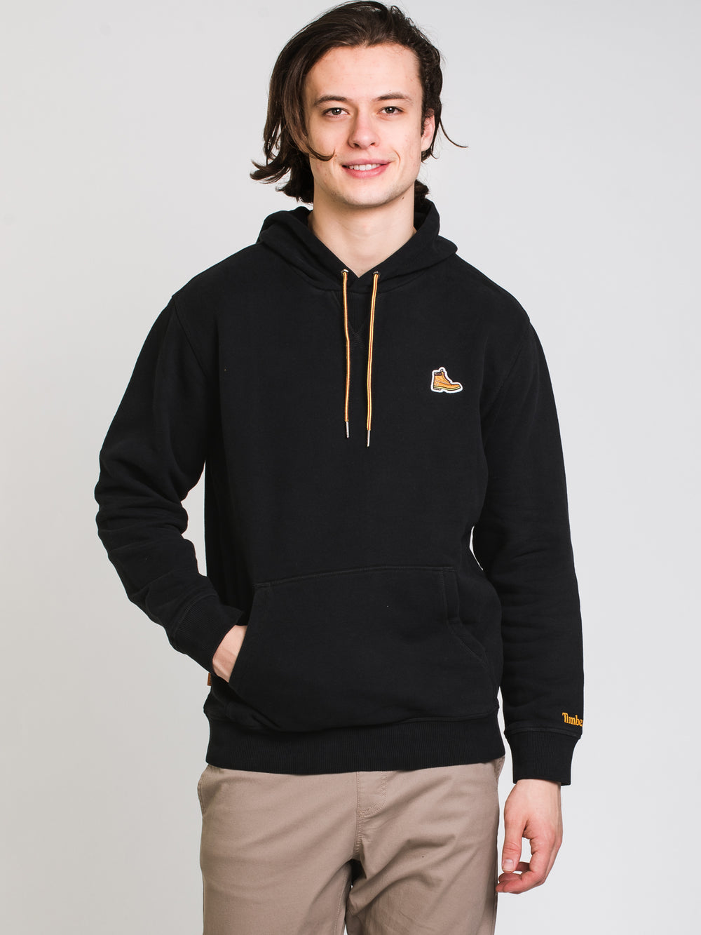 TIMBERLAND BOOTS LOGO PULLOVER HOODIE - CLEARANCE