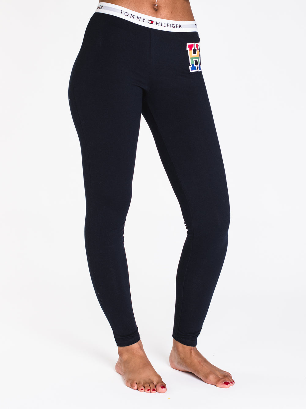 WOMENS TOMMY LEGGING - NAVY - CLEARANCE