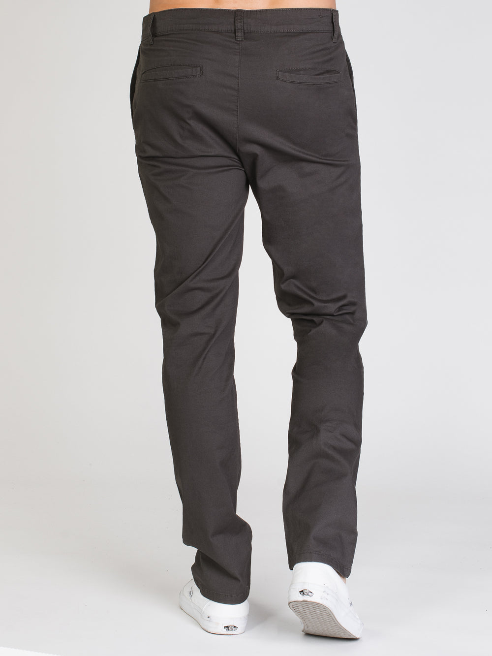 CHINO SLIM TAINTED - CHARCOAL - DÉSTOCKAGE