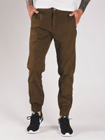 MENS CANVAS JOGGERS - CLEARANCE