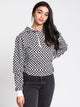 VANS WOMENS MINI CHECKER PULLOVER HOODIE - Boathouse