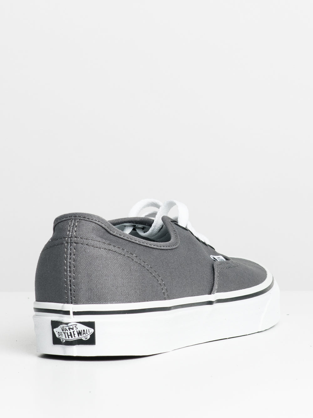 MENS VANS AUTHENTIC PEWTER/WHITE SNEAKER - CLEARANCE