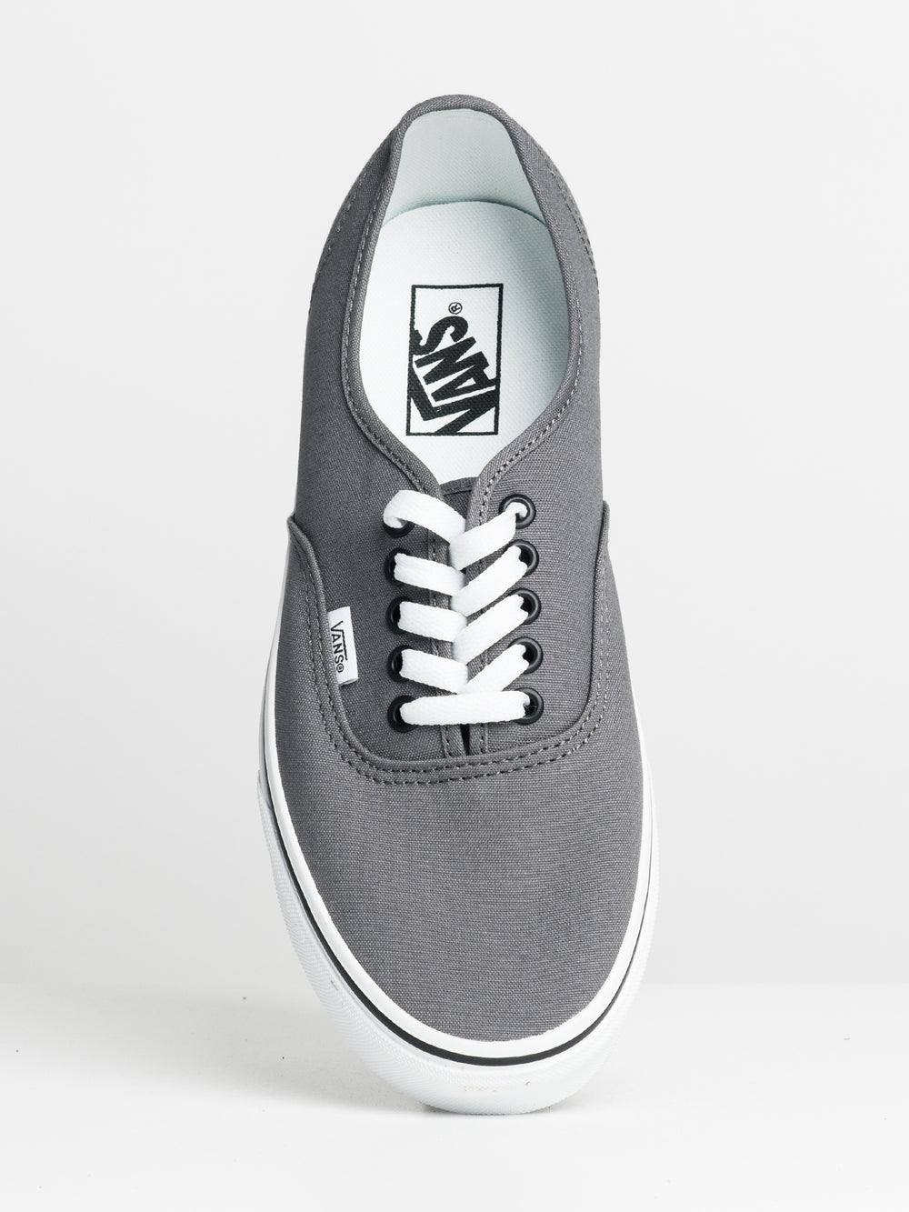 MENS VANS AUTHENTIC PEWTER/WHITE SNEAKER - CLEARANCE