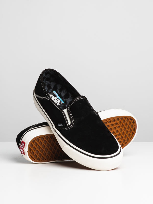 MENS SLIP ON SF - CHECKER SUEDE - CLEARANCE