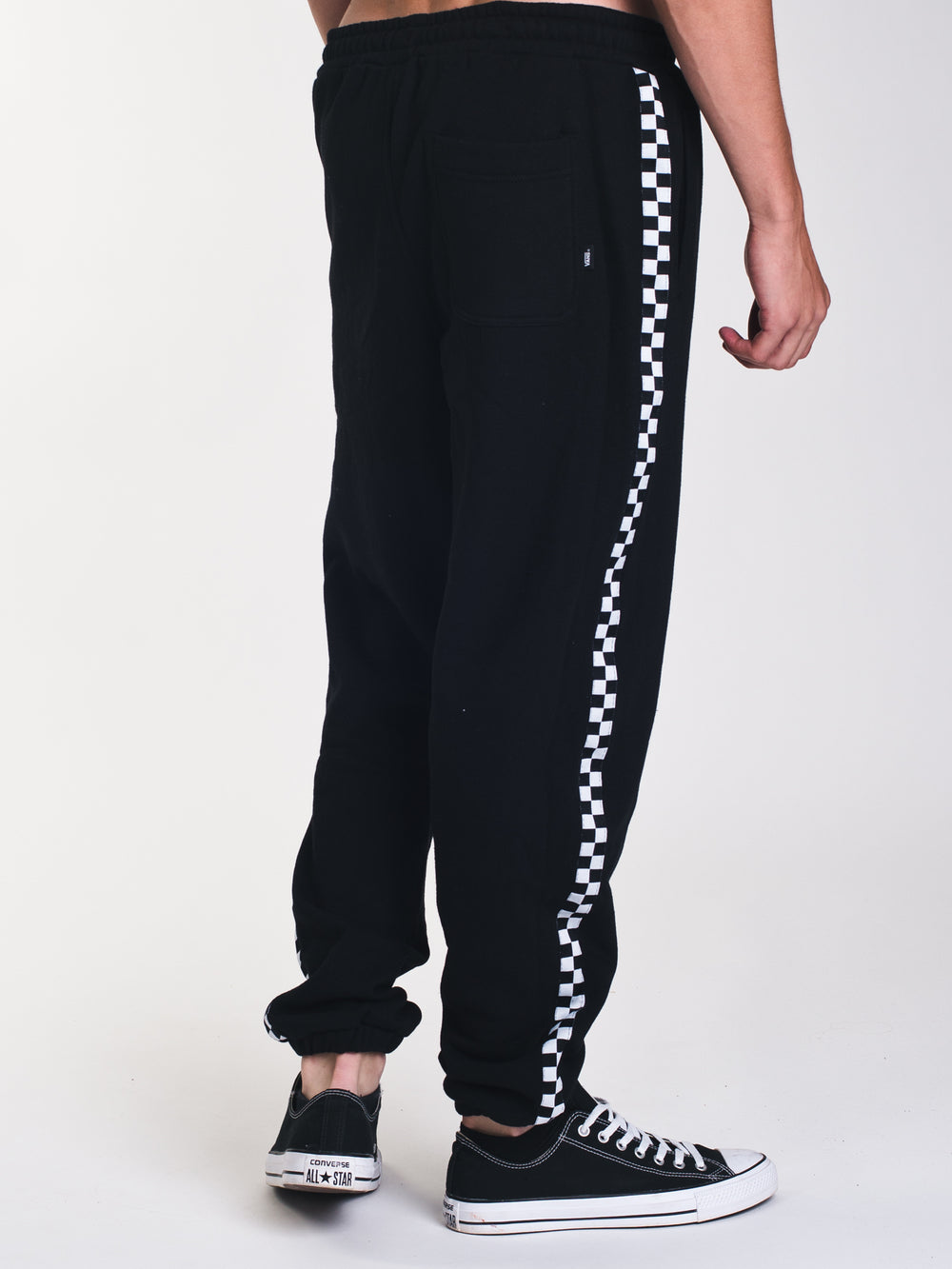 MENS CHECKER TAPING FLC PANT - CLEARANCE
