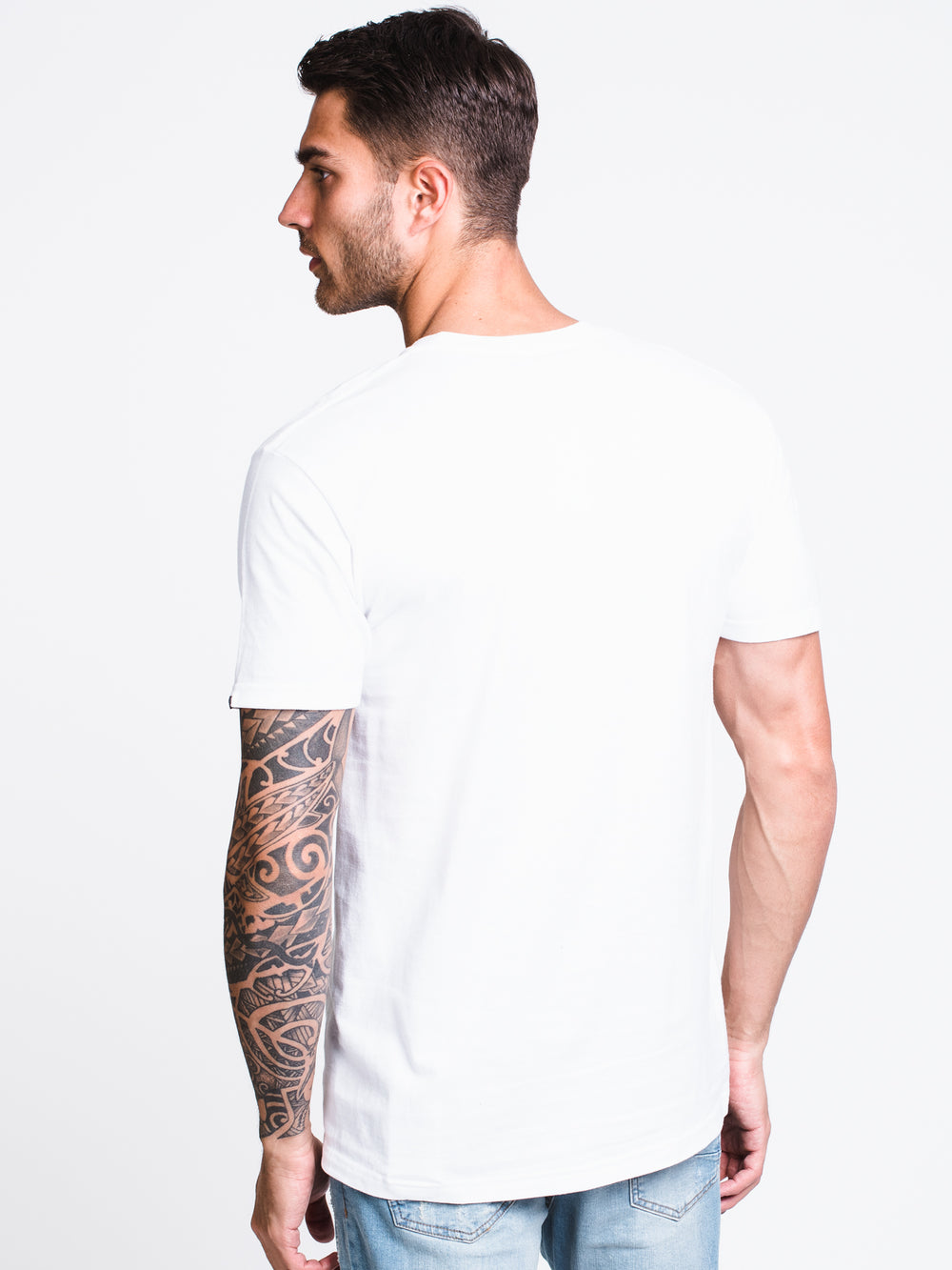 MENS SVD UNIVERSITY SHORT SLEEVET-SHIRT- WHITE - CLEARANCE