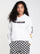 VANS WOMENS HI PERFORMANCE PULLOVER HOODIE- WHT - CLEARANCE - Boathouse
