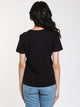 VANS WOMENS GRAPHIC SHORT SLEEVE CREW TEE - BLACK - CLEARANCE - Boathouse