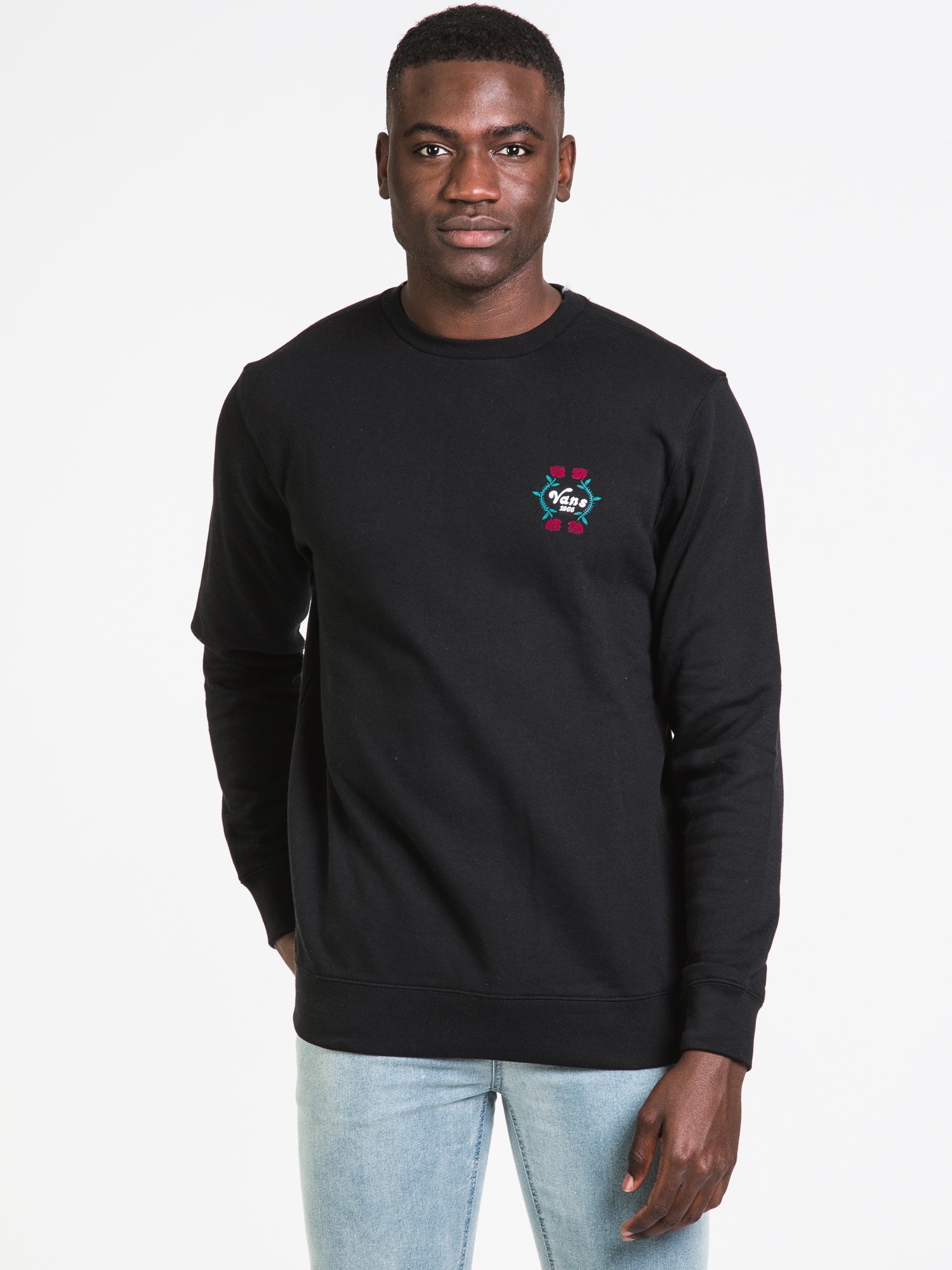 Vans sweatshirt 2024 with roses