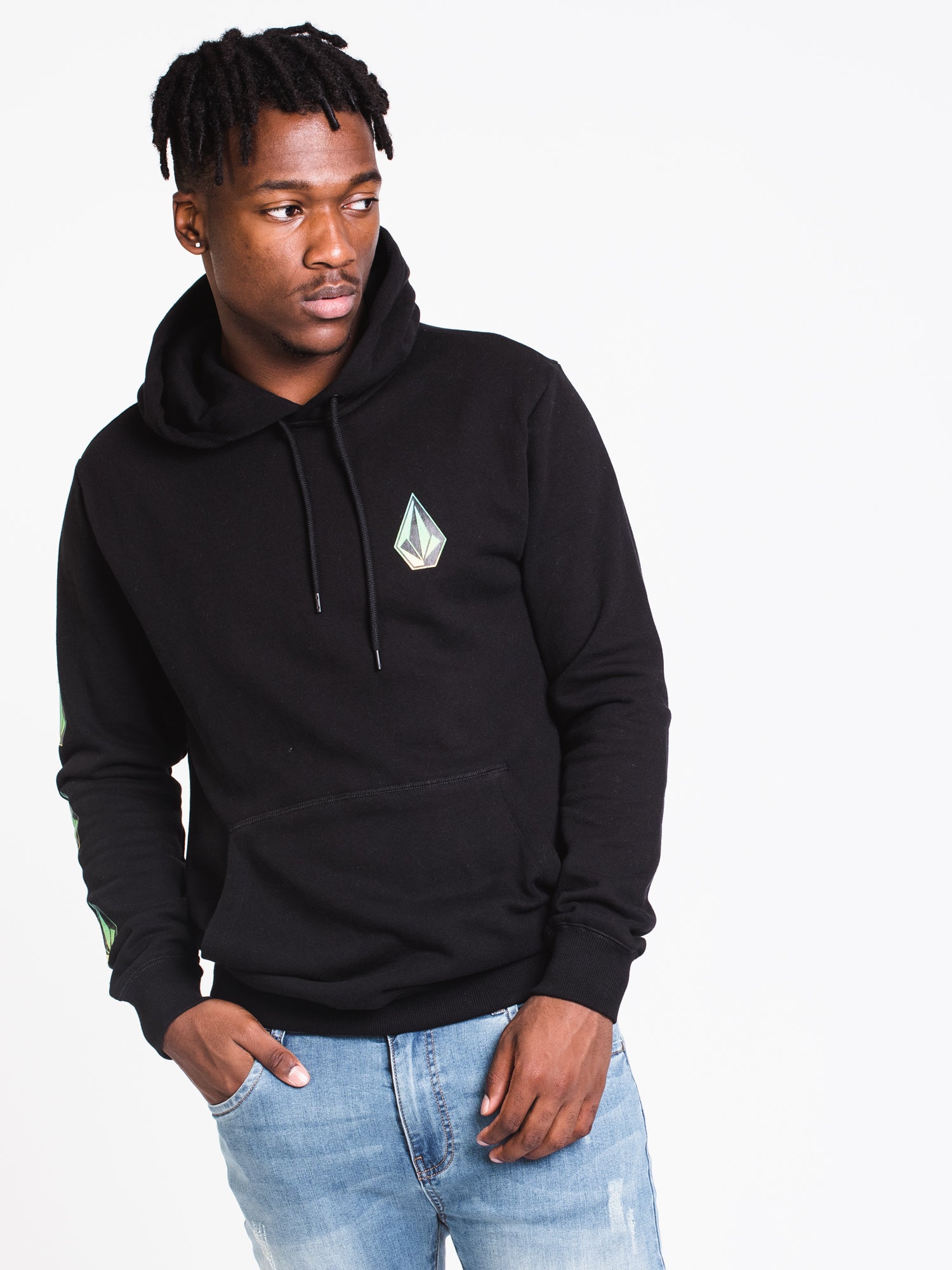 MENS DEADLY STONES PULLOVER HD - BLACK CLEARANCE