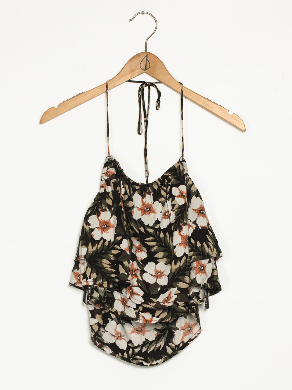 WOMENS COCO HALTER CAMI - FLORAL - CLEARANCE