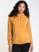 VOLCOM WOMENS DEADLY STONES PULLOVER HOODIE- GOLD - CLEARANCE - Boathouse