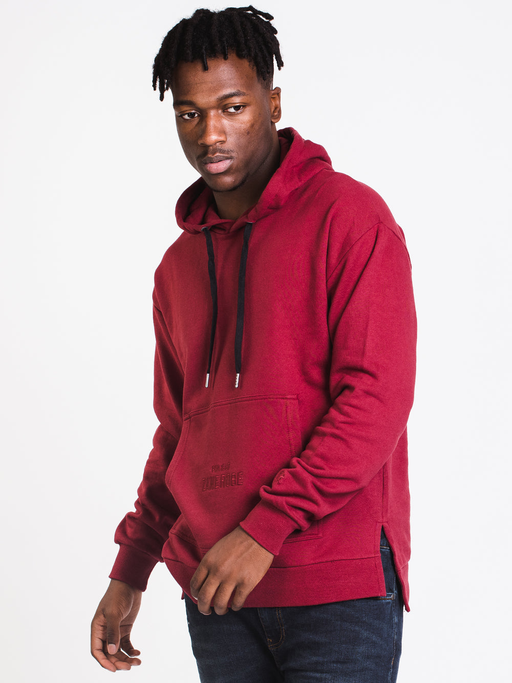 MENS PROJECT ZANEROBE PULLOVER HOODIE- PORT - CLEARANCE